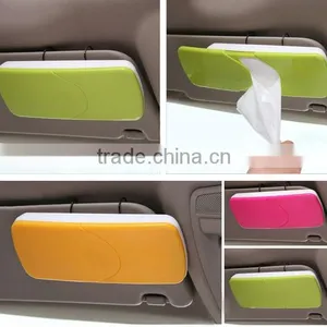 X565 Creative Auto Accessory Paper Napkin Holder Clip Car Sun Visor Tissue Box thumbnail-1