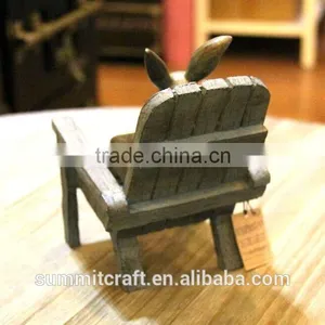 Plate Bronze Reading Antique Resin Rabbit Statues thumbnail-4