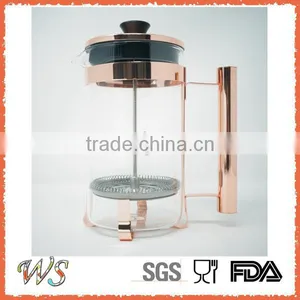 WSCHSY124 French Press Coffee Maker Glass French Press thumbnail-2