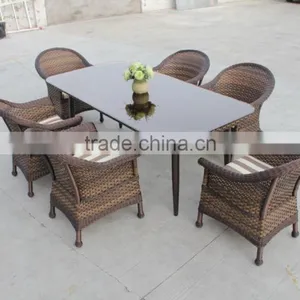 Modern Style Aluminum and PE Rattan Handcraft Wicker Outdoor Furniture (BP-3017C) thumbnail-1