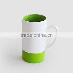 2016 Hot Sale Tall Ceramic Coffee Mug With Silicone Base thumbnail-2