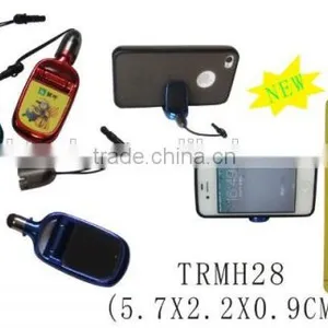 Multi-function 4 in 1 Mobile Phone Holder & Dust Plug & Touch Pen and Screen Cleaner thumbnail-1