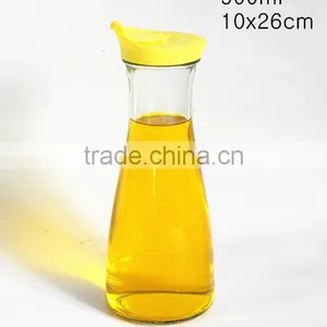 NEW DESIGN Wholesale Clear Glass Jar With Plastic Lid thumbnail-1