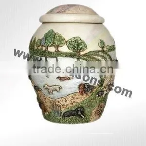Companion Urns Ashes | Containers for Ashes | Cremation Urn Dimensions | Cremation Urn Flower Arrangements thumbnail-4