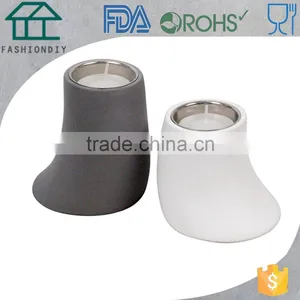 Whole Sale Concrete Candle Jar Decorative Candle Holder in Nordic Style thumbnail-1
