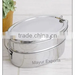 Stainless Steel Lunch Box / Bento Box / Tiffin Box thumbnail-1