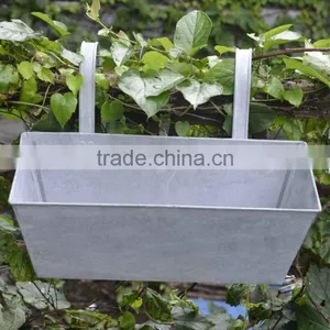 Factory Direct Sales Galvanized Metal Flower Pot Stands Country Style Hanging Garden Iron Planter thumbnail-2