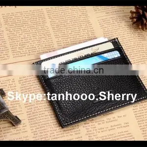 PU Imitation Leather Fashionable Leather PU Credit Card Pocket thumbnail-3