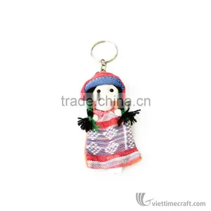 Animal Fabric Keychain, Handmade in Vietnam, thumbnail-1