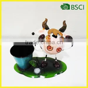 Adorable Metal Cow Ornament for Stores thumbnail-1