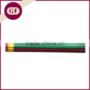 Standard Size Hexagon Wooden HB Pencil With Eraser, HB Pencil With Eraser Topper, HB Pine Pencil With Eraser thumbnail-1