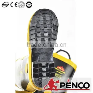 Fireman Foot Protection Waterproof Oilproof Steel Toe Rubber Man Worker Chemical Shoes Safety Boots thumbnail-3