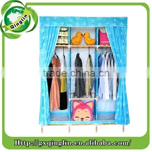 Diy Solid Wooden Moistureproof Wardrobe Interior Design thumbnail-4