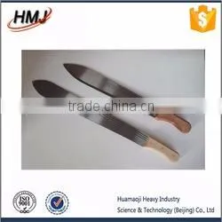 80KHz Serrated Plastic Handle Machete With Canvas Sheath Heat Transfer thumbnail-1
