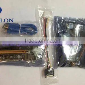 60cm USB 3.0 PCIE 4PIN X1 TO X16 With Power Supply Cable / PCI-e 6PIN 1x to 16x Adapter thumbnail-2