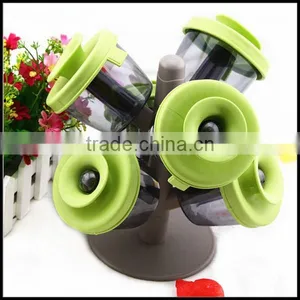 New Arrival Tree Shape Plastic Spices Jar Manufacturer,hot Selling Tree Shape Seasoning Jar Wholesale,OEM Plastic Dispenser thumbnail-1