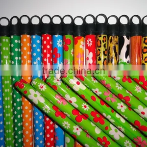 Top Dry PVC Coated Wooden Mop Handle thumbnail-1