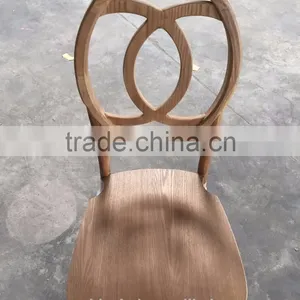 Stacking Wood Dining Channel Chair Pary Chair thumbnail-5