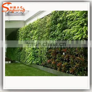 Factory Price Artificial Plants Wall Plastic Artificial Green Wall Customized Artificial Grass Wall thumbnail-6