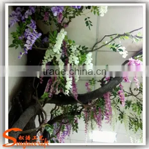Factory Price Artificial Wisteria Tree Colour Decorative Artificial Wisteria thumbnail-2