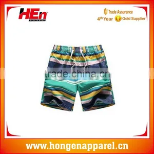 Hongen Apparel Custom Mens Board Short Fashion 100% Polyester Sublimated Beach Short thumbnail-1