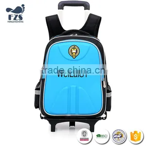SLZ69 Fashion Wheeled Backpack Waterproof High School Student Trolley Bag thumbnail-3