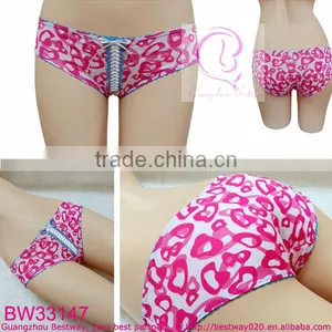 Girls Wearing Cute Pink Sweet Heart Panty thumbnail-1