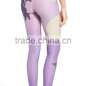 Digital Print Custom Pattern Women Coyote Moon Dawn Hot Pant Leggings Fitted Yoga Pants thumbnail-2