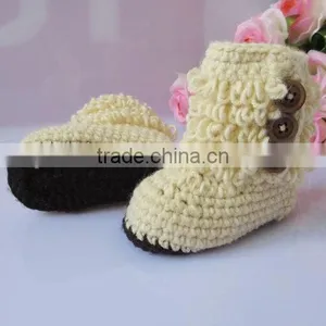 2015 Winter Hot Coming Baby Girl Knitted Booties,Handmade Kids Toddlers Shoes thumbnail-2