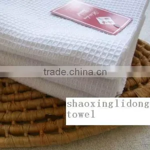 100 Cotton Pure White Waffle Weave Kitchen Towels thumbnail-1