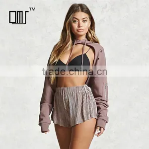Hot 18 Girls Japanese Girl Sexy Shorts Satin Accordion Pleated Board Shorts thumbnail-1