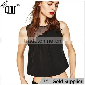2017 OEM Summer Nifty Asymmetric Frilled Round Neck Women Sarafan thumbnail-1