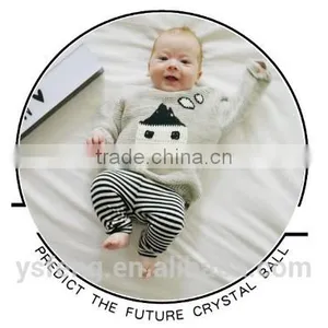 Cartoon House Pattern Cute Design Baby Boy Sweater thumbnail-1