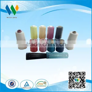Sewing Thread 100% Polyester White and Black thumbnail-2
