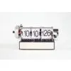 White Bouncing Metal Flip Down Alarm Clock For Living Room thumbnail-1