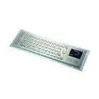 Silver 67 Keys Industrial Metal Keyboard With Touchpad For Self-Service Device thumbnail-1