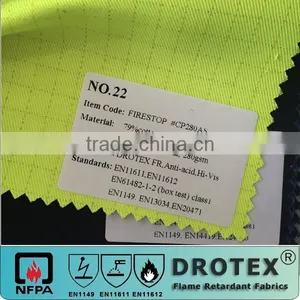 Factory Poly Cotton Twill EN471 hi Vis Fabric for Safety Vest thumbnail-1
