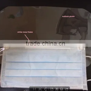 Disposable Surgical Face Mask With Transparent Shield Anti-fog thumbnail-3