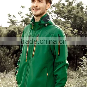 Fashion Men Jackets Outdoor Fleece Windproof With Hood thumbnail-1