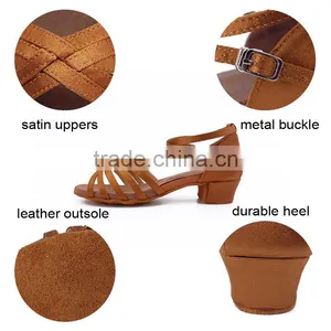 Dark Tan Ballroom/Latin/Salsa/Tango Dance Shoes thumbnail-4