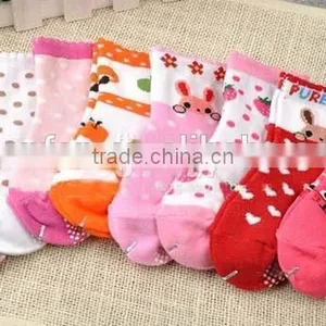 100%cotton Cartoon Anti-slip Children Socks thumbnail-3