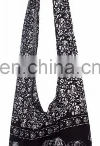 Thai Cotton Bags Hobo Sling Messenger Buddha Shoulder Hippie Yaam Crossbody Bag thumbnail-3