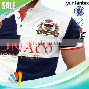2017 Latest New Fashion Custom Emb Plain Polo Shirt thumbnail-2