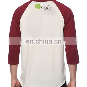 Custom Mens 3/4 Sleeve Baseball T Shirt-Custom Baseball T-shirt 100% Polyester-Men Baseball Anti-wrinkle T-shirt thumbnail-2