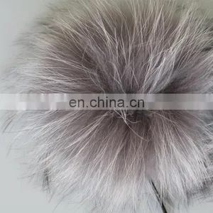Handmade Fur Accessory High Quality Raccoon Fur Ball Hair Decoration Fashion Style thumbnail-6