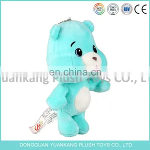 Lovely Soft Care Teddy Bear Plush Keychain With Round Face thumbnail-3