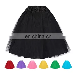 GK Women's 3 Layers Crinoline Petticoat Underskirt for Retro Vintage Dress BP000057 thumbnail-1