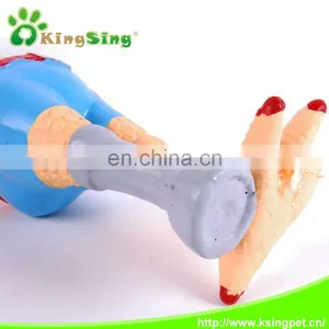Pirate Chicken W/cotton,latex Pet Toy/Dog Toy thumbnail-5