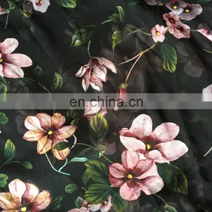 Fashion Digital Printed Chiffon Fabric for Dress in High Quality thumbnail-3