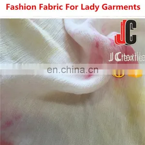 Factory Directly 100% Rayon 60s Tie Dye Rayon Crinkle Fabric thumbnail-1